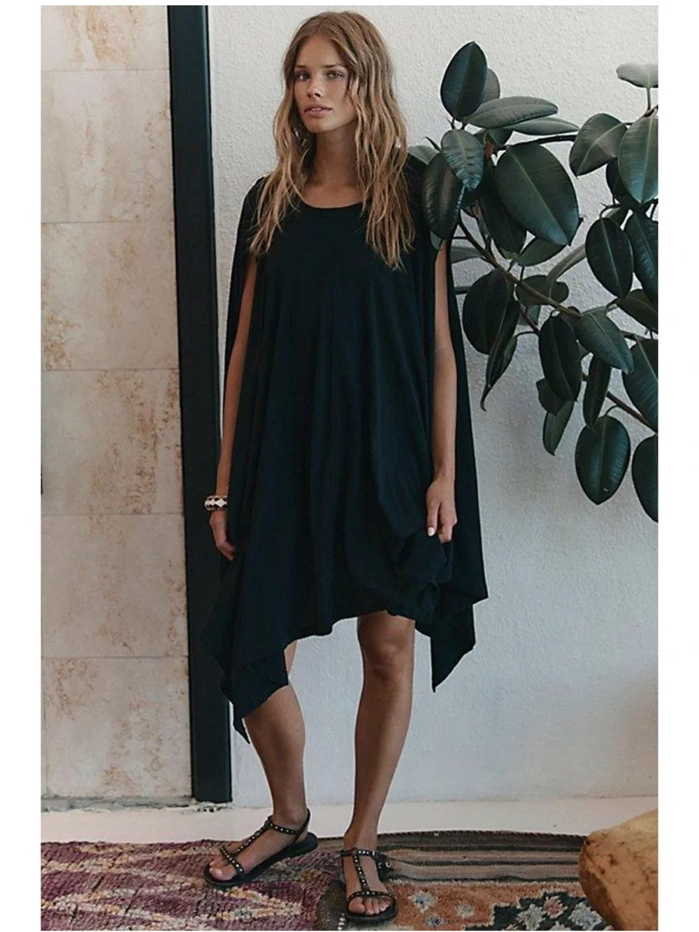 NWOT Free People Jordy Draped Mini Dress